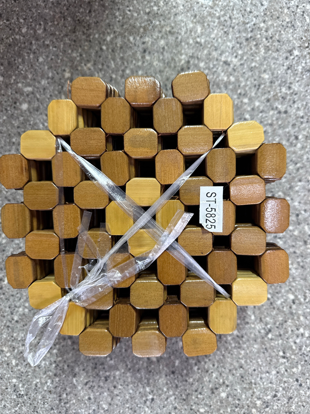 Подставка бамбук квадратная ST-5823