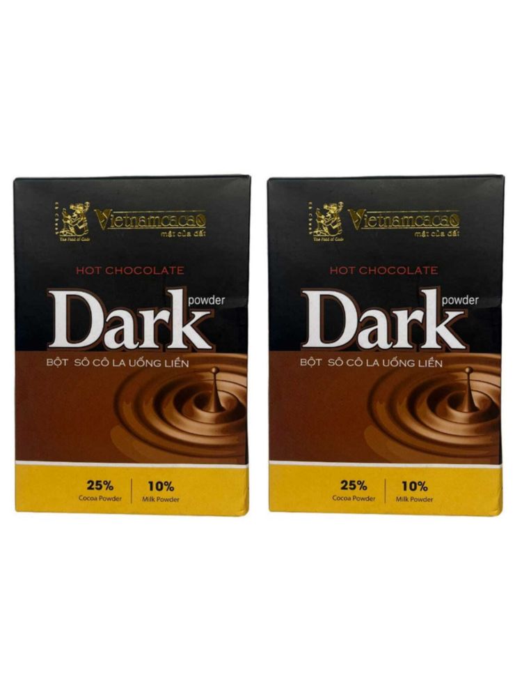 Горячий темный шоколад Vietnamcacao растворимый 15 саше, 2 шт