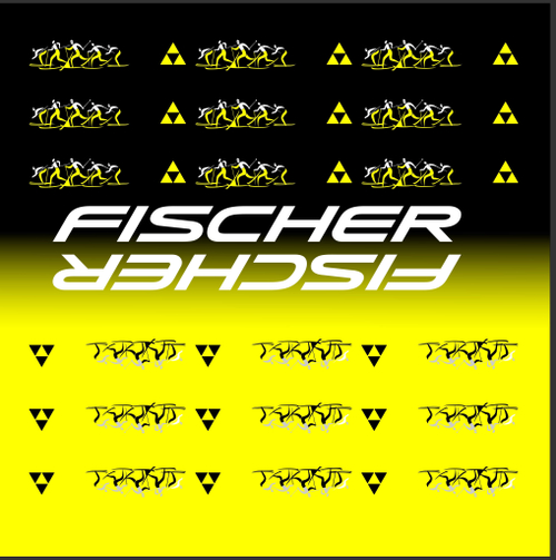 Бандана FISCHER Skiers черно-лимонный GR8202-103