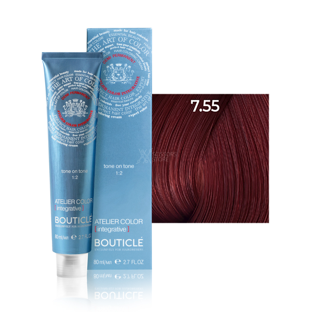 Полуперманентный краситель для тонирования волос Bouticle Atelier Color Intergative