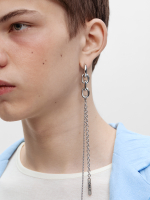 УДЛИНЕННАЯ МОНОСЕРЬГА "DOUBLE LONG".