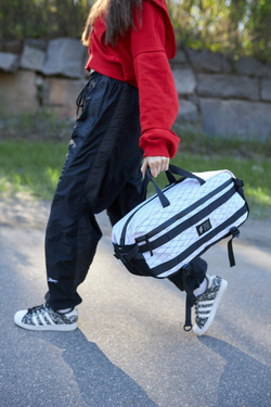 Сумка Technic Sling Baguette фиолетовый/красный/мятный