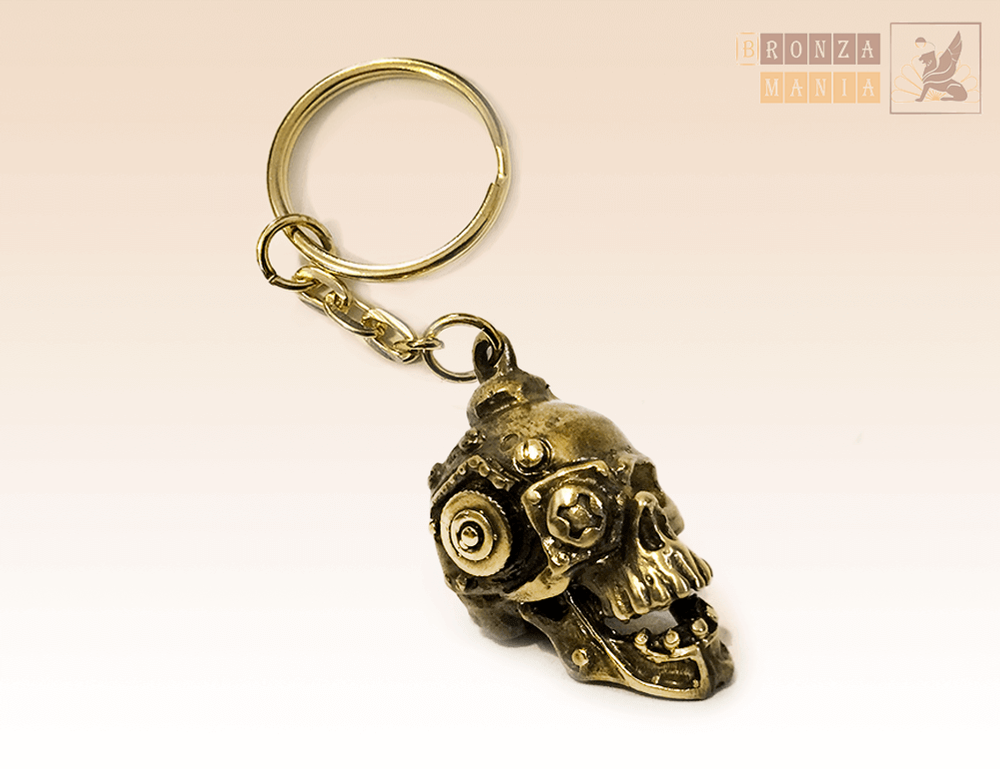 брелок Череп Steampunk