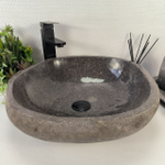 Раковина из речного камня RS-64859 48*45*15 0856