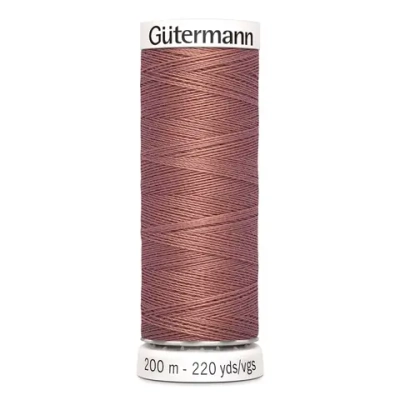 Нить Sew-All 200 м, Gutermann, 245 золотисто бежево-розовый