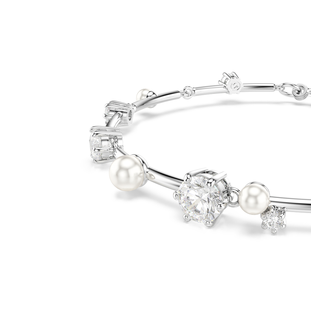 CONSTELLA:BRACELET PEARL WHI/RHS M