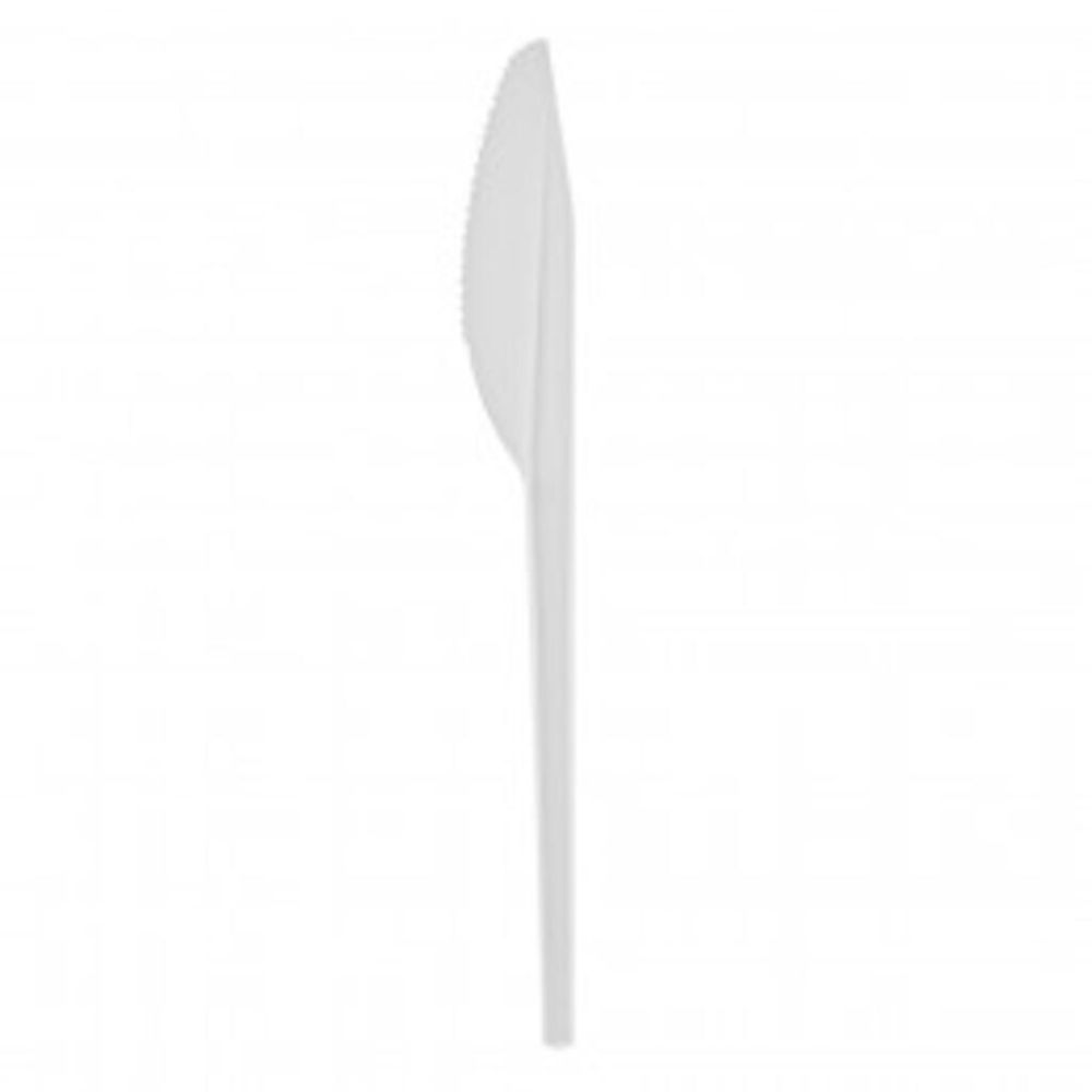 Нож одноразовый 17,5 см, белый, PS, 100 шт, Garcia de PouИспания