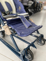 Коляска комбинированная «Ника Детям 7-8K» в ёлочку синий (арт. НД7-8K/1)