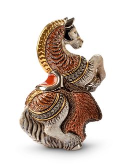 De Rosa Rinconada Статуэтка коллекционная Лошадь серая символ 2026 года
