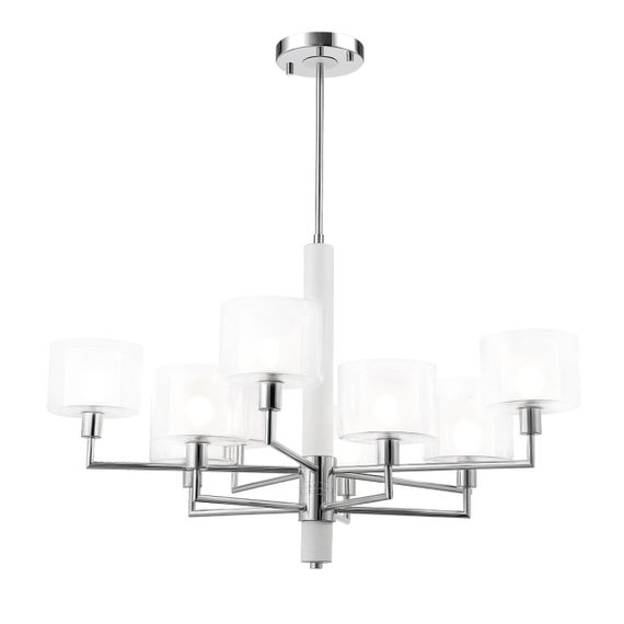 Подвесная люстра Crystal Lux Maestro SP-PL5+5 Chrome
