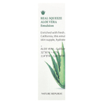 Nature Republic, Real Squeeze, алоэ вера, эмульсия, 130 мл (4,39 жидк. унции)