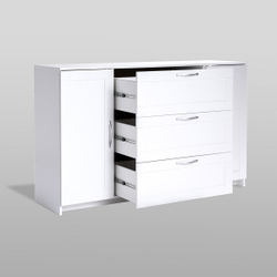 Сириус Тумба 2 двери и 3 ящика