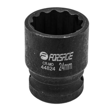 Головка ударная 24мм 12гр. 1/2'' Forsage F-44824