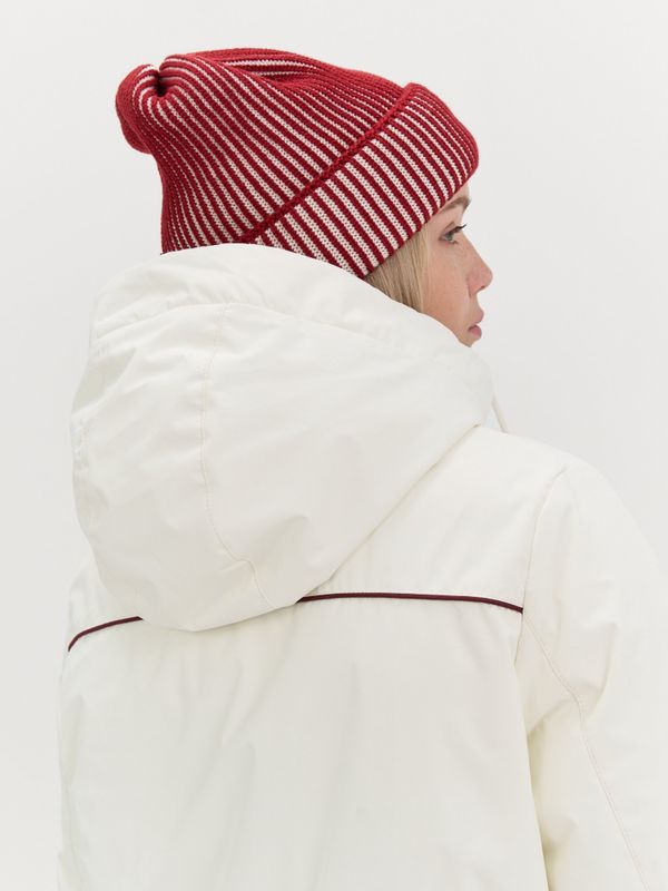 Шапка хлопковая с двойным отворотом 