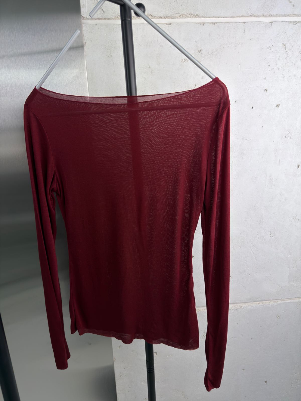 Лонгслив женский арт. 0100 цвет "бордовый"