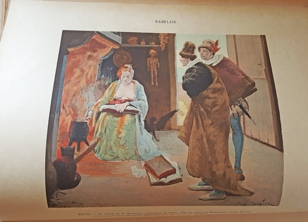 "Rabelais et loeuvre de Jules Garni (Рабле и творчество Жюля Гарни)"  1897 г.  Антикварная книга