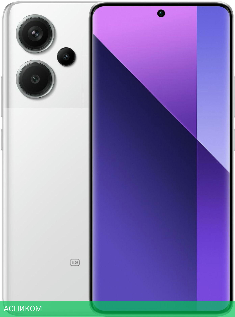 Смартфон Xiaomi Redmi Note 13 Pro+ 5G 8GB/256GB RU Moonlight White (MZB0FE1RU)