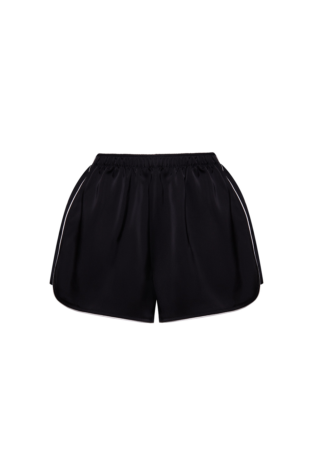 Шорты атласные Чёрный