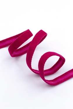 Туннельная лента бесшовная малиновая фуксия ширина 10 мм