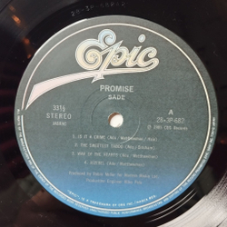 Винтажная виниловая пластинка LP Sade Promise (Japan 1985) (Obi)