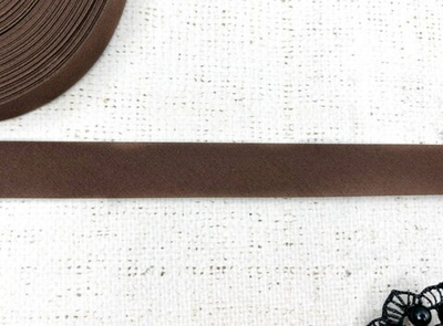 Косая бейка, ш. 2 см, коричневый