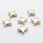 Бусина Звезда, цвет золото, размер 7*7 мм, цена за 1 шт