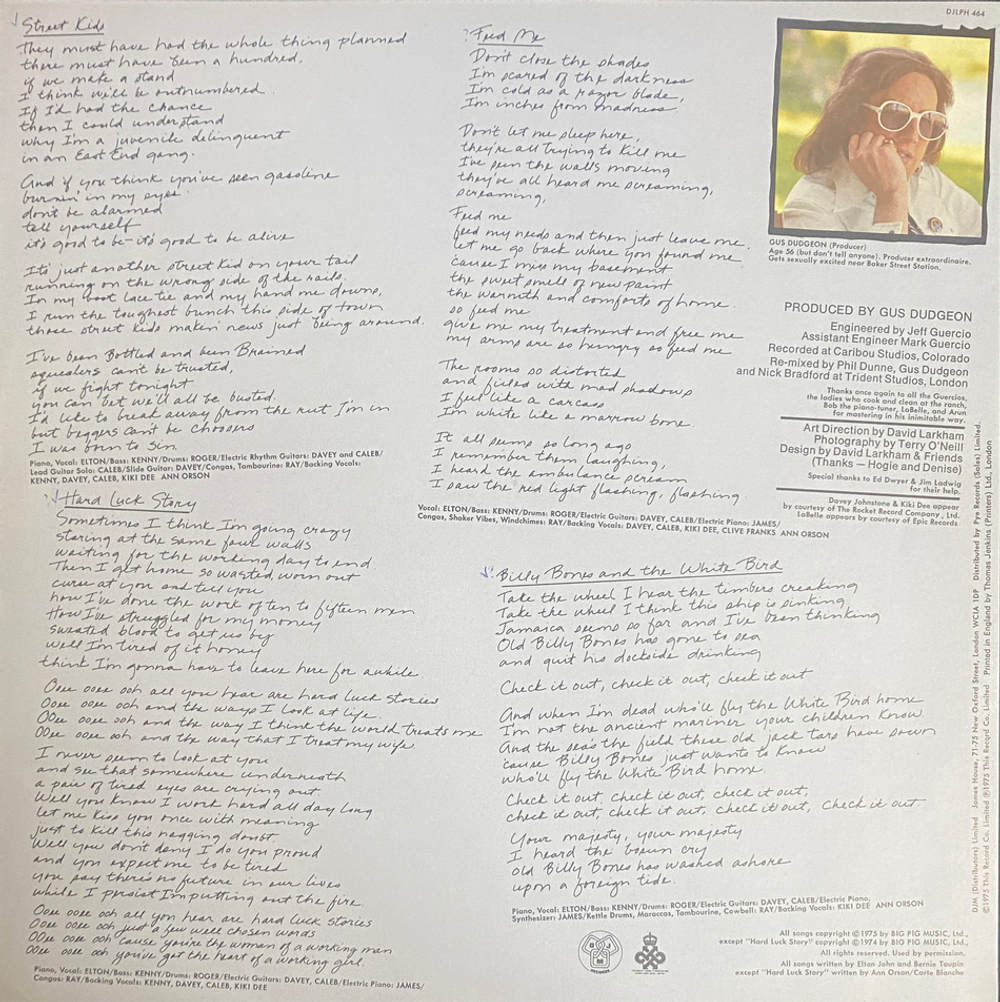 Elton John / Rock Of The Westies (LP)