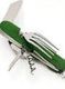 Мультитул 6в1 походный приборы: нож, вилка, ложка, открывашка Зеленый
