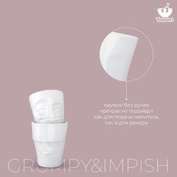 Набор кружек Grumpy & Impish, 350 мл, белый, 2 шт.