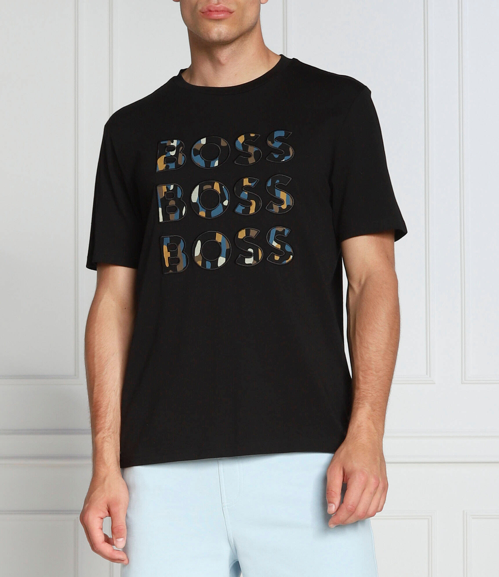 футболка teelogofun BOSS ORANGE - черный(50473066)