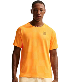 Мужская теннисная футболка Nike Court Advantage Dri-Fit - laser orange/black