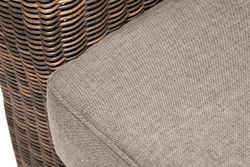 "Боно" диван из искусственного ротанга трехместный, цвет коричневый