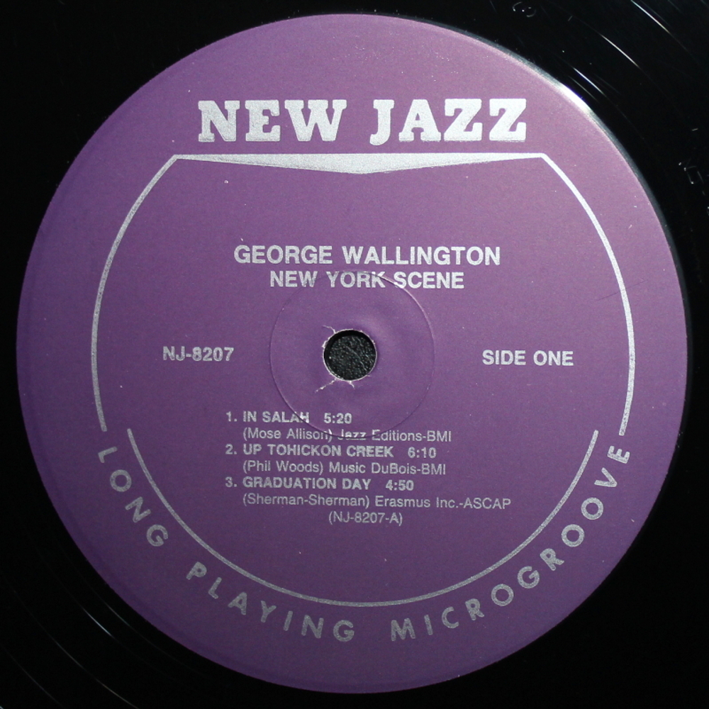 George Wallington Quintet Featuring Phil Woods, Donald Byrd / The New York Scene (LP)