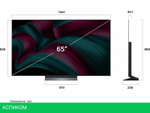 OLED телевизор LG OLED evo AI C5 OLED65C5RLA