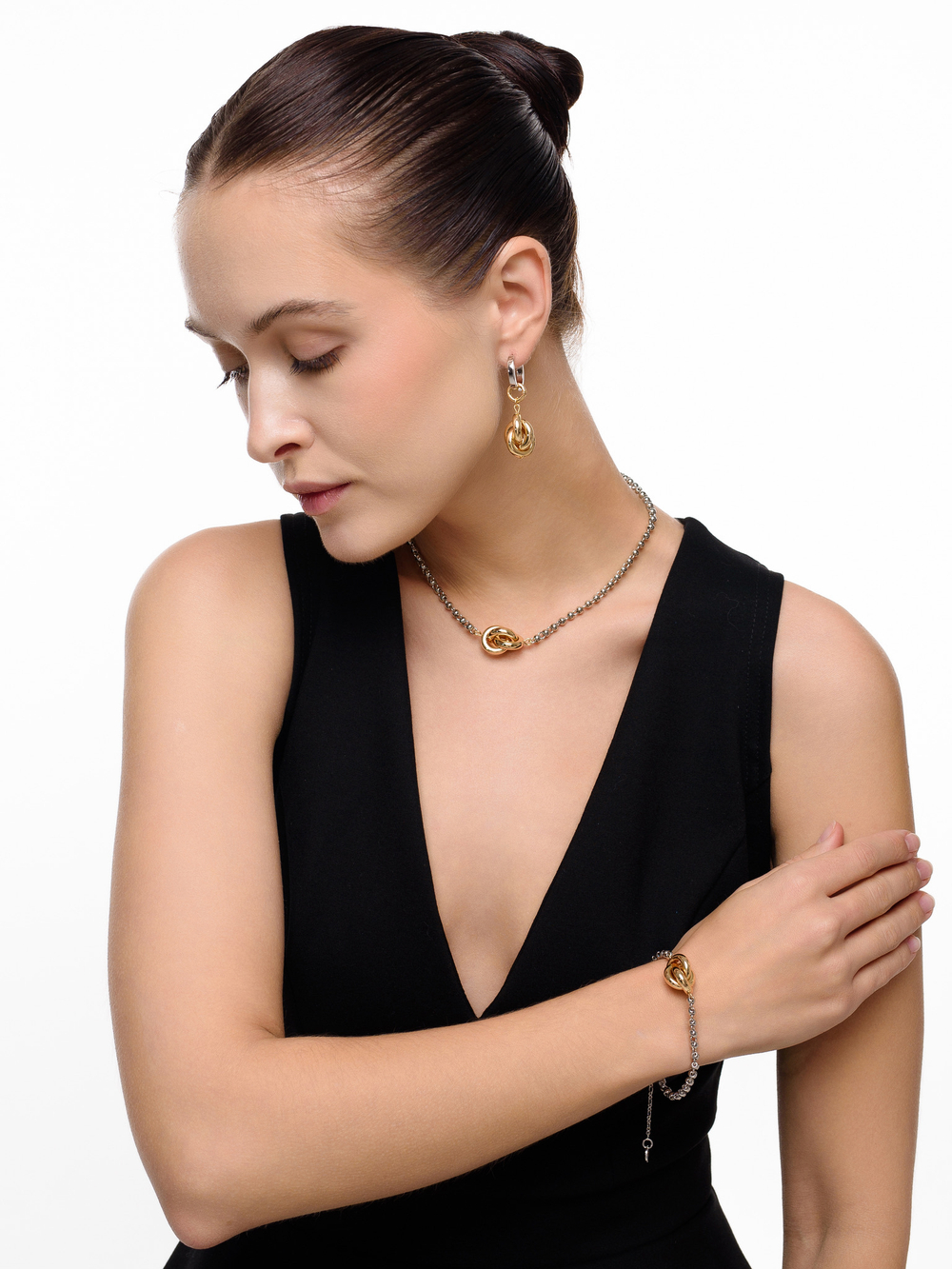 Браслет "Big knot" Bicolor