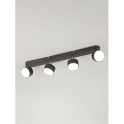 Светильник настенно-потолочный спот Rivoli   7079-704 4хGX53 15 Вт поворотный