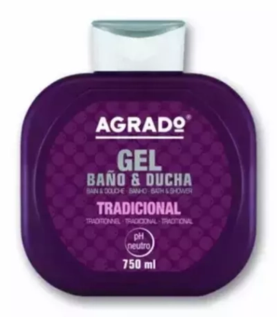 AGRADO 750мл Гель д/ванн и душа TRADICIONAL/ТРАДИЦИОННЫЙ*8 бордо