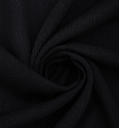 Шифон крэш, 75 гр/м2, 145 см, черный