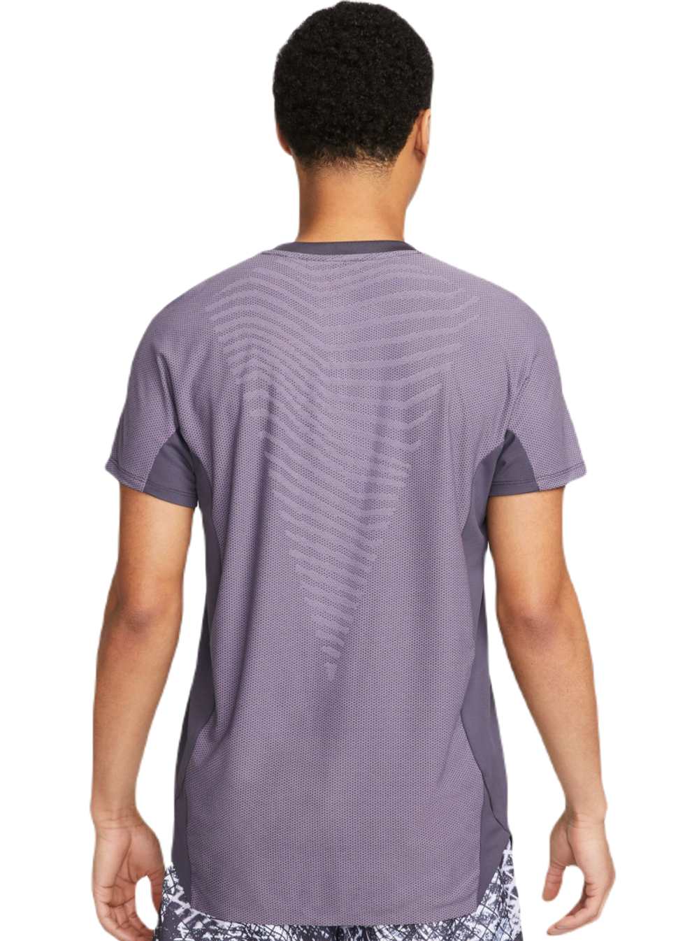 Теннисное поло Nike Dri-Fit Advantage Slam Tennis Polo - gridiron/white - Purple
