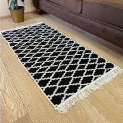 Коврик интерьерный с бахромой VOSTOK 60*90 (двухсторонний)