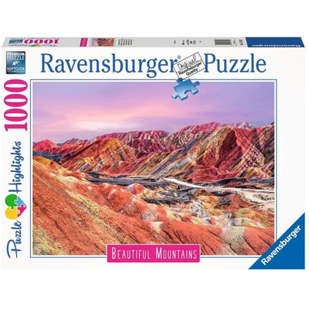 Пазл Ravensburger 173143 Радужные горы 1000 элементов 173143