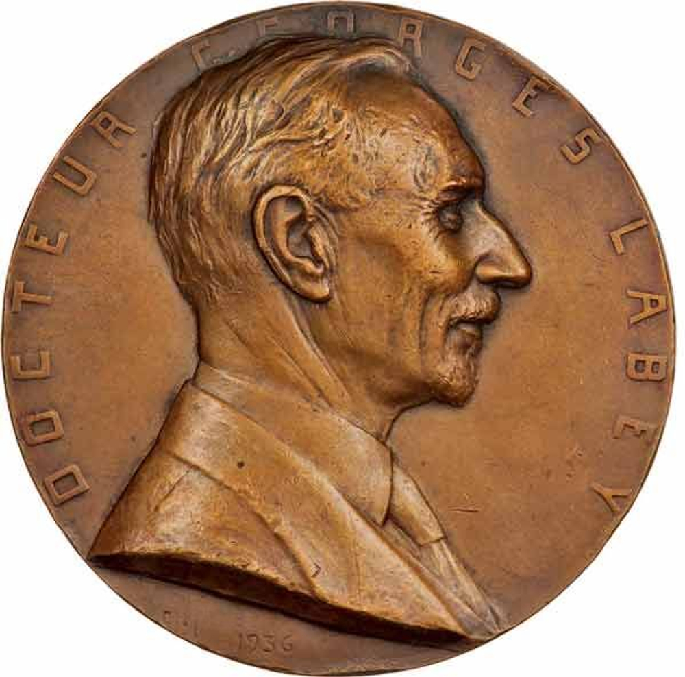 France, Docteur Georges Labey Commemorative Medal, 1936