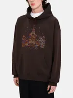 Худи Яндекс «Культурный код Москвы» МГУ коричневый