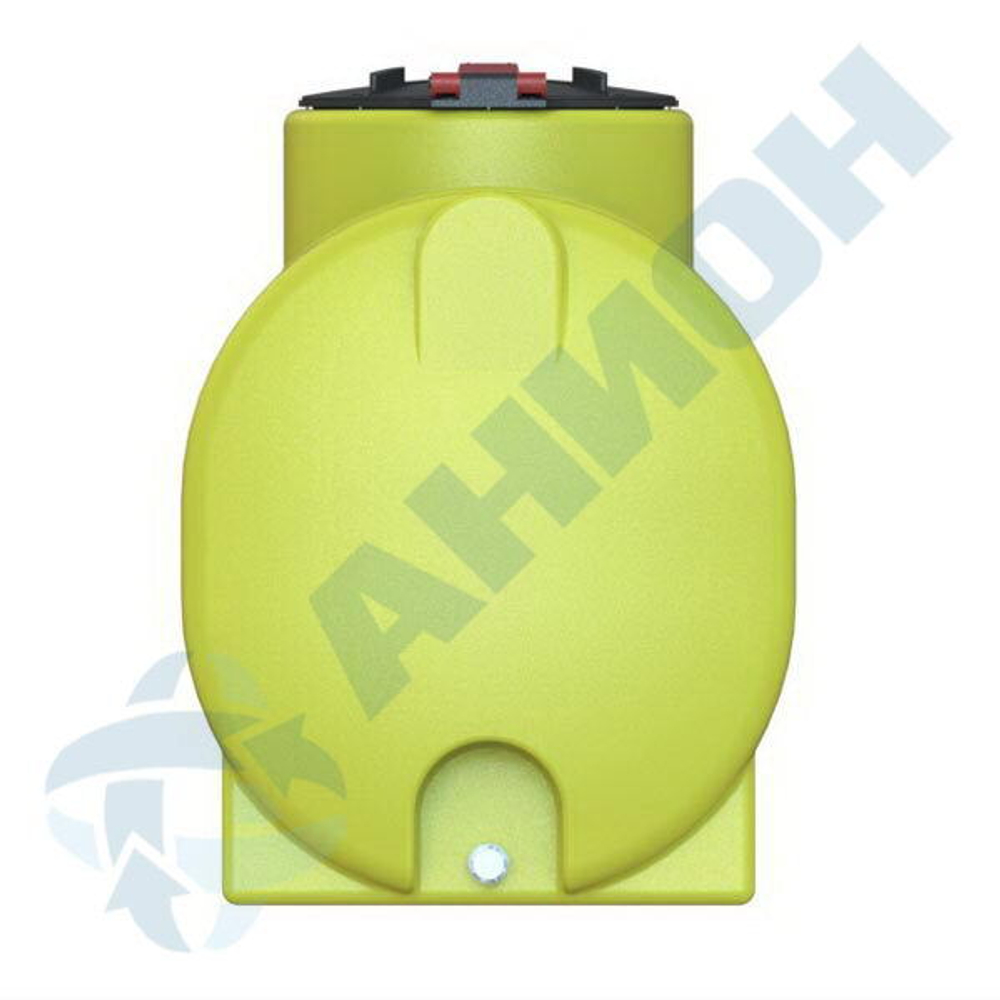 Емкость 750 л МН с откидной крышкой с  клапаном Анион 750 л. горизонтальная (1515x760x1025см;желтый) - арт.559543