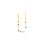 Серьги-пусеты Coeur de Lion White-Gold 1120/21-1416