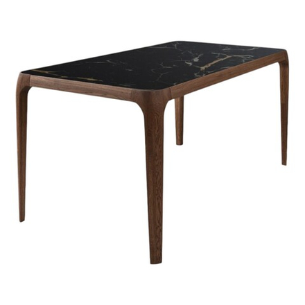 АТЛАНТА Стол обеденный (стекло "мрамор")