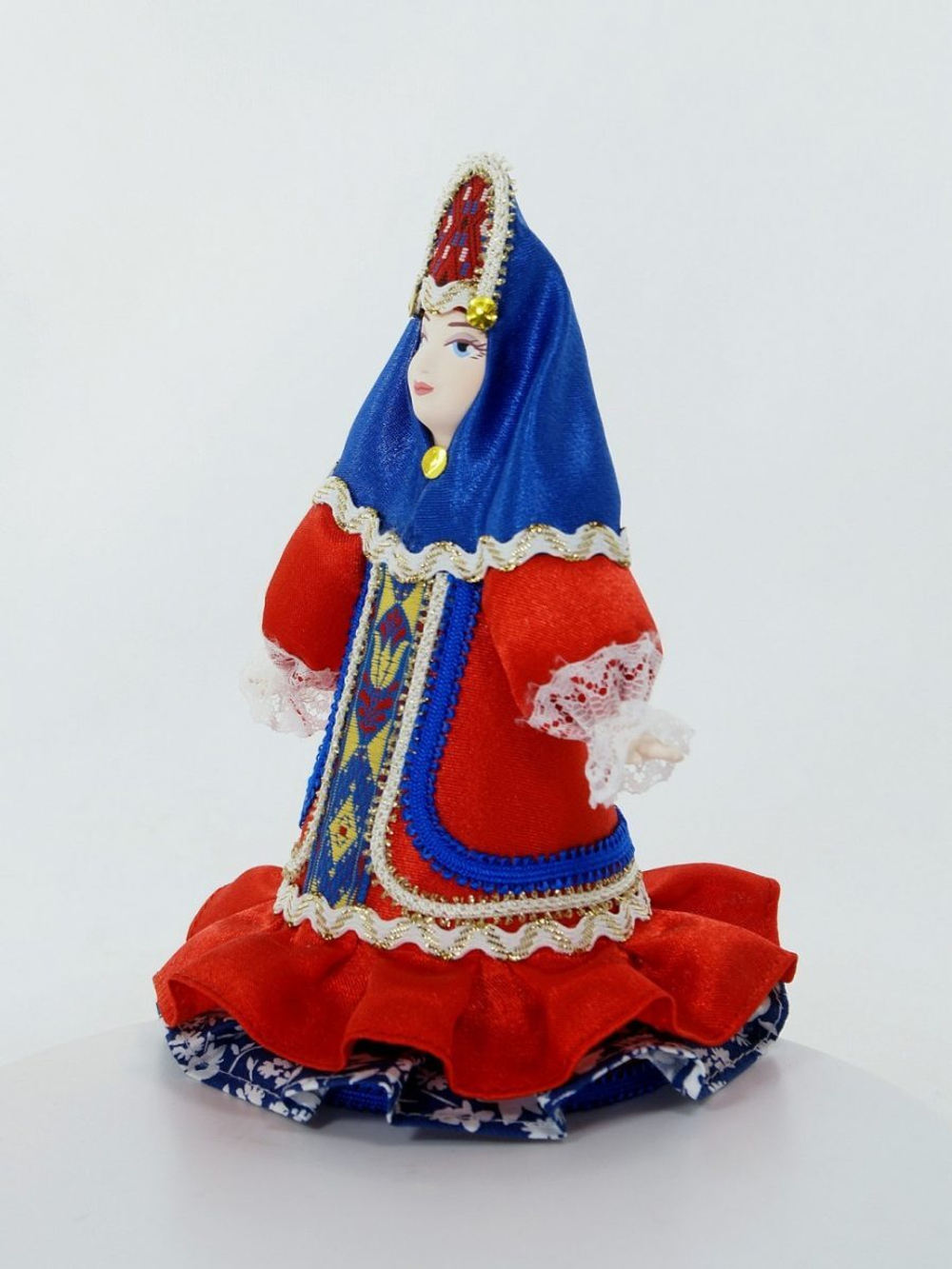 Кукла интерьерная Потешного промысла в Женском зимнем костюме.