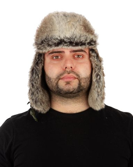 Шапка-ушанка (алова, зеленая кора)