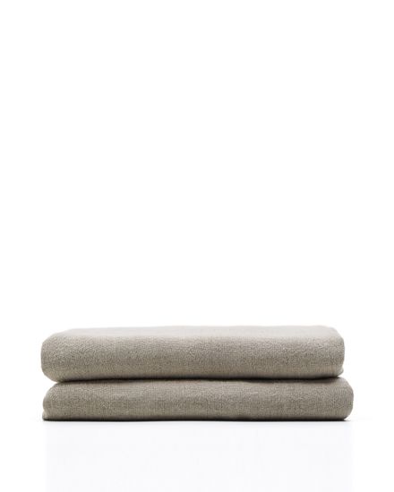 Плед Tandi из льна бежевого цвета 90 х 135 см