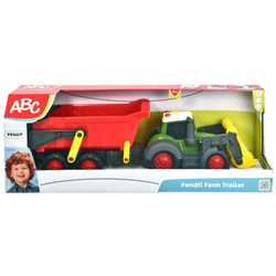 Dickie ABC Happy - Трактор с прицепом Fendt Light Sound 4119000